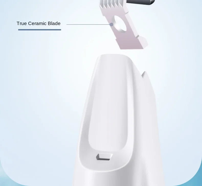 Portable Paw Trimmer With Led Light Rechargeable Cordless Nail Grinder Shaver for Cats And Dogs Nail Grooming