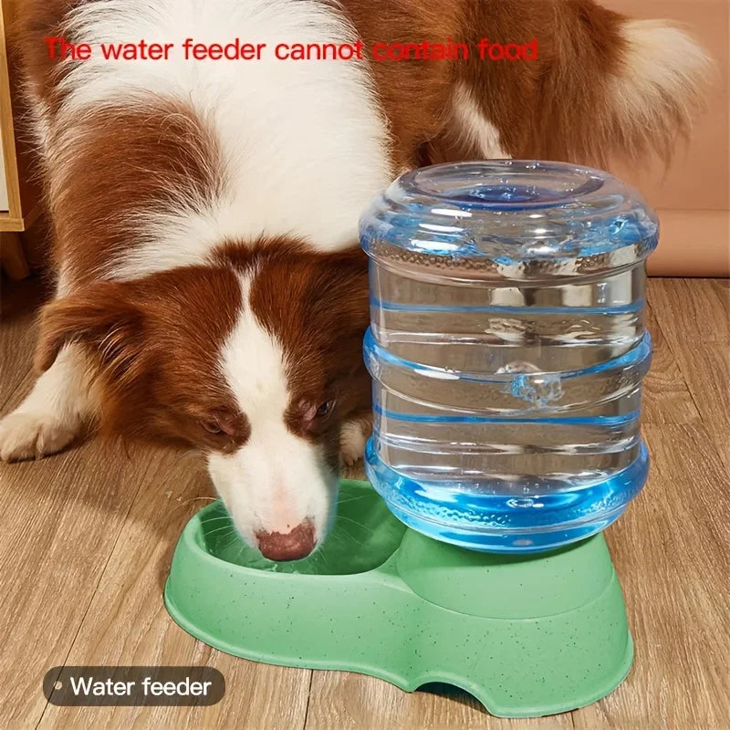 Pet dog and cat water feeding and feeder can be large capacity automatic water storage water feeder and feeder