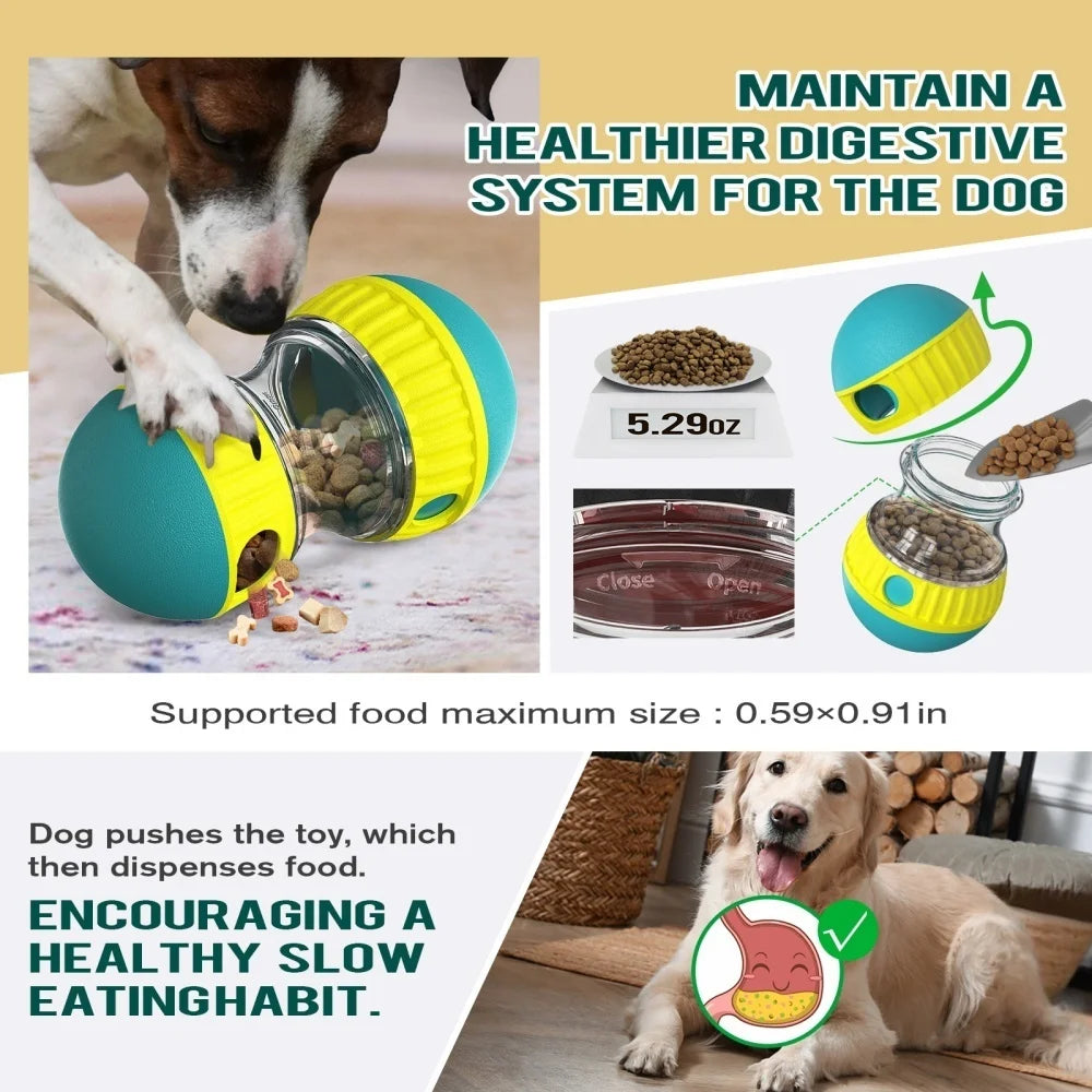 Interactive Dog Toy for Small Medium Large Dogs Cats Treat Dispenser Leaking Food Slow Feeder Pets Ball Toys Labrador Supplies