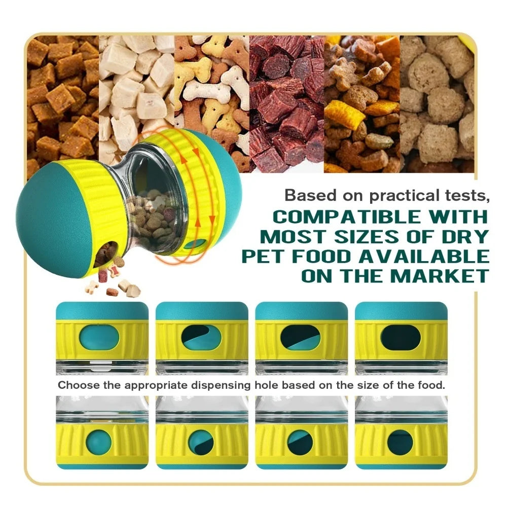 Interactive Dog Toy for Small Medium Large Dogs Cats Treat Dispenser Leaking Food Slow Feeder Pets Ball Toys Labrador Supplies
