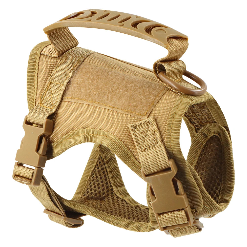 Tactical Cat Harness Adjustable Vest For Military Service Puppy Kitten Small Dogs Harnesses Walking Training Cat Accessories