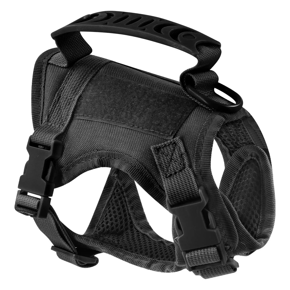 Tactical Cat Harness Adjustable Vest For Military Service Puppy Kitten Small Dogs Harnesses Walking Training Cat Accessories